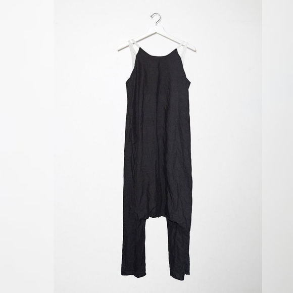 LE VESTIAIRE DE JEANNEContrast Linen Jumpsuit - Picture 3 of 13